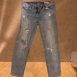 Blank nyc distressed skinny classique